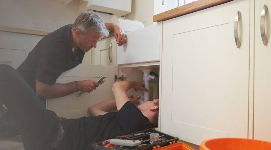 Professional burst pipe repair services in O'Brien, TX